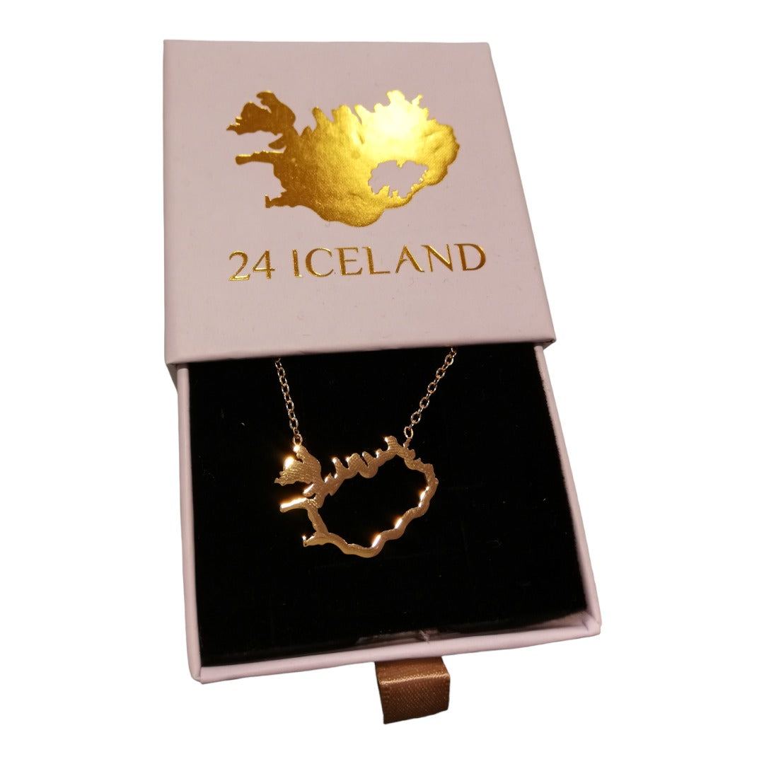 Necklace ICELAND 24 in a white box different styles Necklace ICELAND 24 in a white box different styles